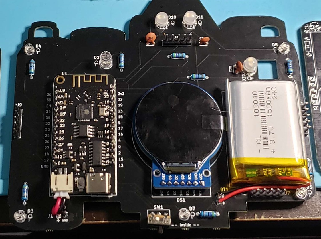 Soldered PCB Bottom